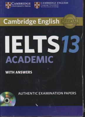 کتاب CAMBRIDGE ENGLISH IELTS 13 ACADEMIC,(کمبریج آیلتس 13 آکادمیک)