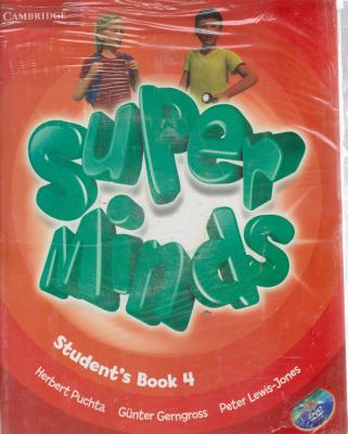 کتاب Super Minds Level 4 Student's Book with DVD-ROM,(سوپر مایندز4) اثر هربرت پاچا