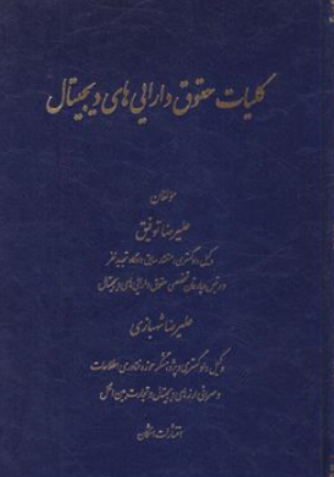 کتاب کلیات حقوق دارایی های دیجیتال اثر علیرضا توفیق نشر اشکان