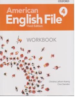 کتاب آمریکن انگلیش فایل 4 ( american english file student work book ) ( ویرایش سوم ) اثر کریستین لتهام ناشر جاودانه جنگل